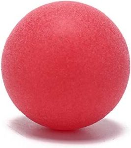 red ping pong balls