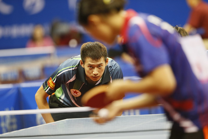 table tennis return serve